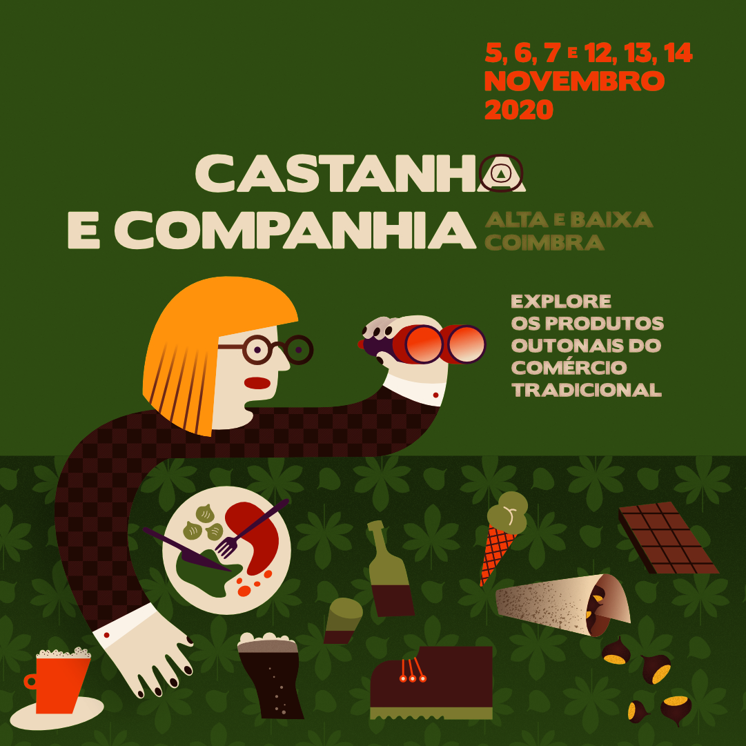 Esboço do cartaz Castanh@ e Companhia