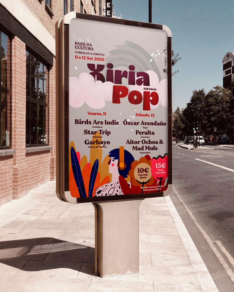 Mupi Rua Xiria Pop